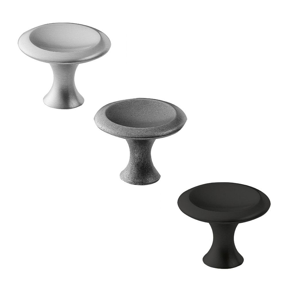 Beslag Design Bell-42 knop mat sort