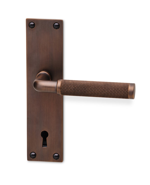 Dørgreb lexington incl.langskilt bronze