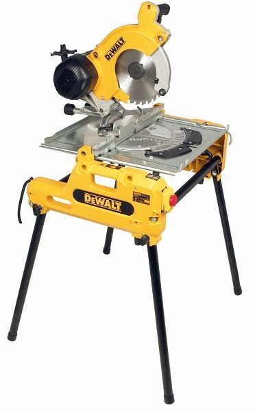 Dewalt vendbar bygningssav 250 mm. DW743N-QS