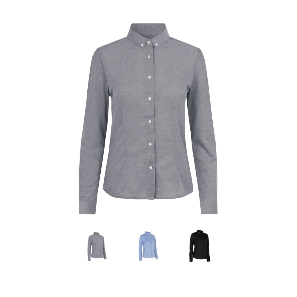 Seven Seas skjorte modern dame grå