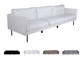Venture Design Zoom 3-personers sofa i sort