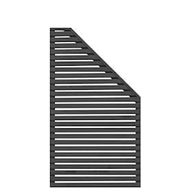 JABO Horizont højre hegn sort 79 x 159/89 cm