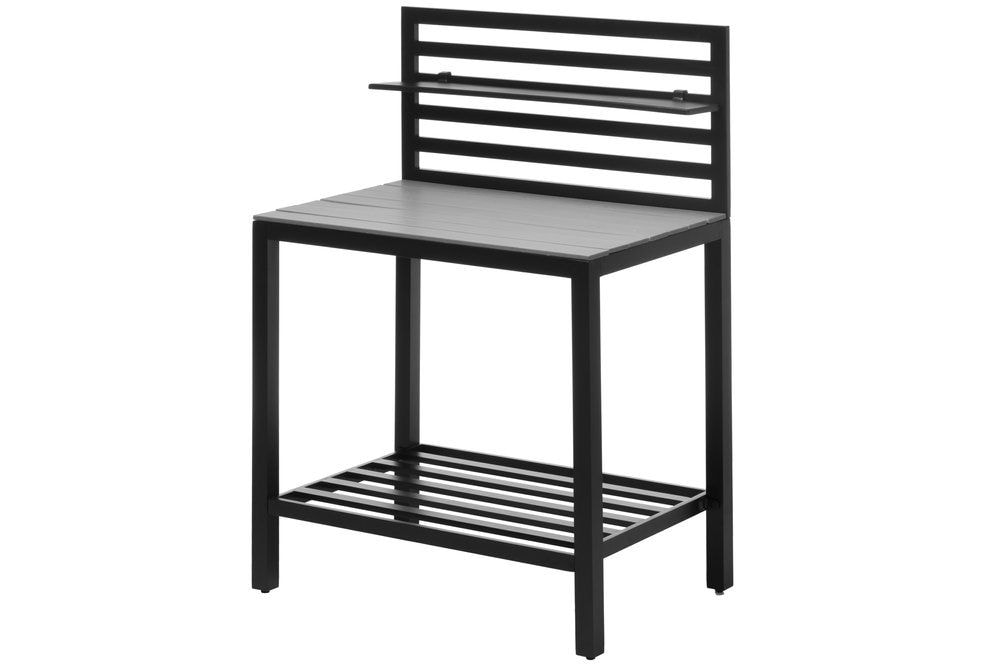 4Living udekøkken bord i sort 90 x 60 x 127 cm