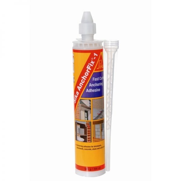 Sika AnchorFix 1 to-kompontent limanker/forankringsmørtel 300 ml
