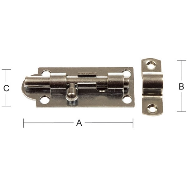 Habo skudrigle elgalvaniseret 75 mm