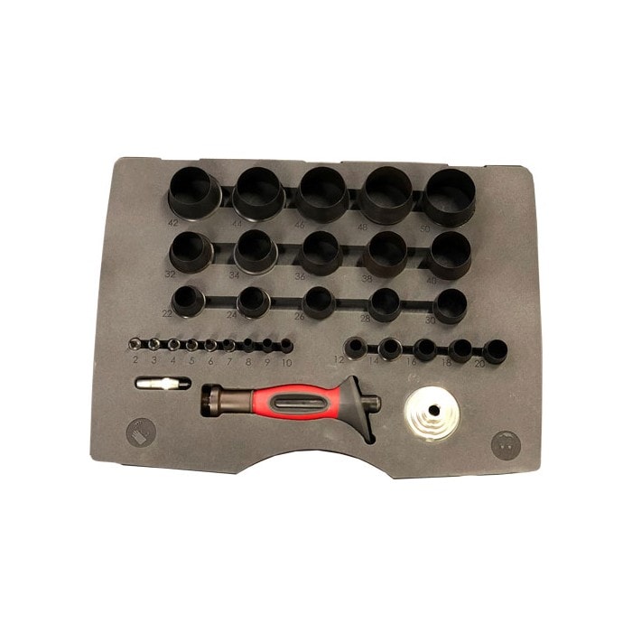 BATO Boehm huggepibesæt 2-50 mm. med 32 dele BATO varenr. 52051