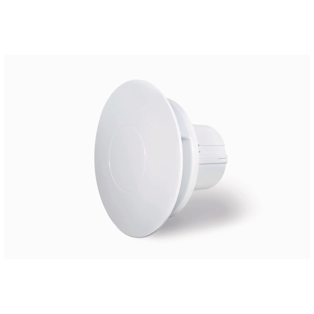 Nobø NHTR ventilator hvid rund med timer og hygrostat