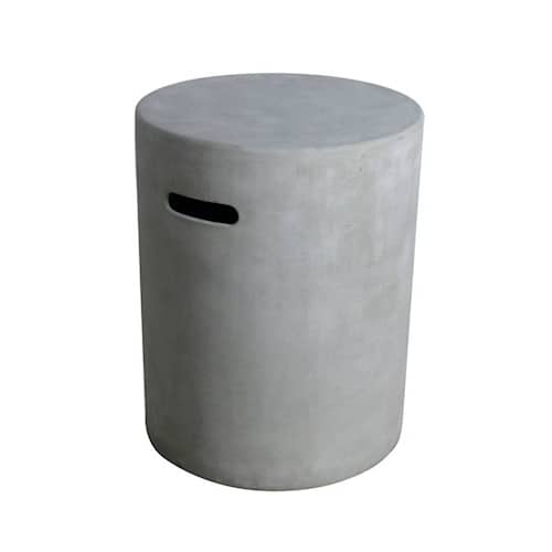 Elementi cover/afdækning rund i grå beton til 5 kg gasflaske