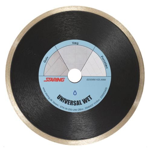 Staring diamantklinge universal wet Ø250 mm