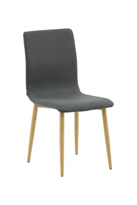 Venture Design Windu spisebordsstol i ege-look/mørkegrå tekstil