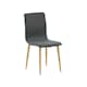 Venture Design Windu spisebordsstol i ege-look/mørkegrå tekstil