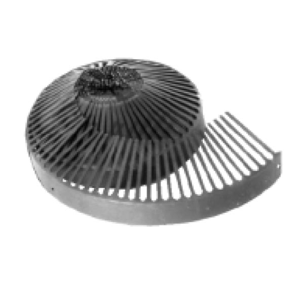 Tacodan fuglegitter med ventilation 60 mm 92 mm x1 meter. sort