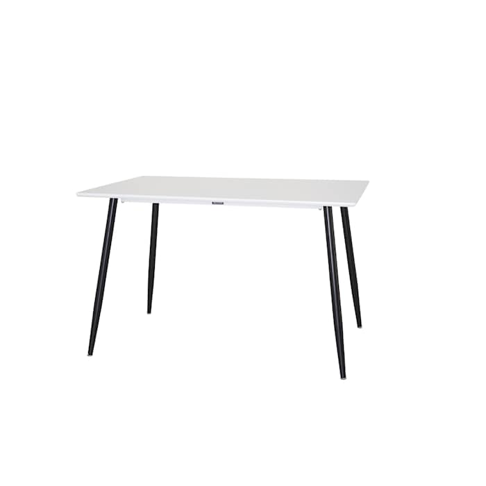 Venture Design Polar spisebord i sort/hvid 120 x 80 x H75 cm