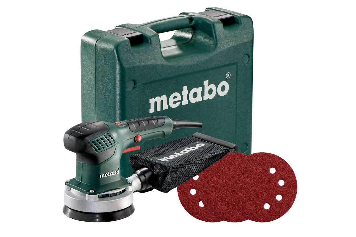 Metabo excentersliber-/polermaskine SXE 3125, 310 W. m 25 stk tilbehør