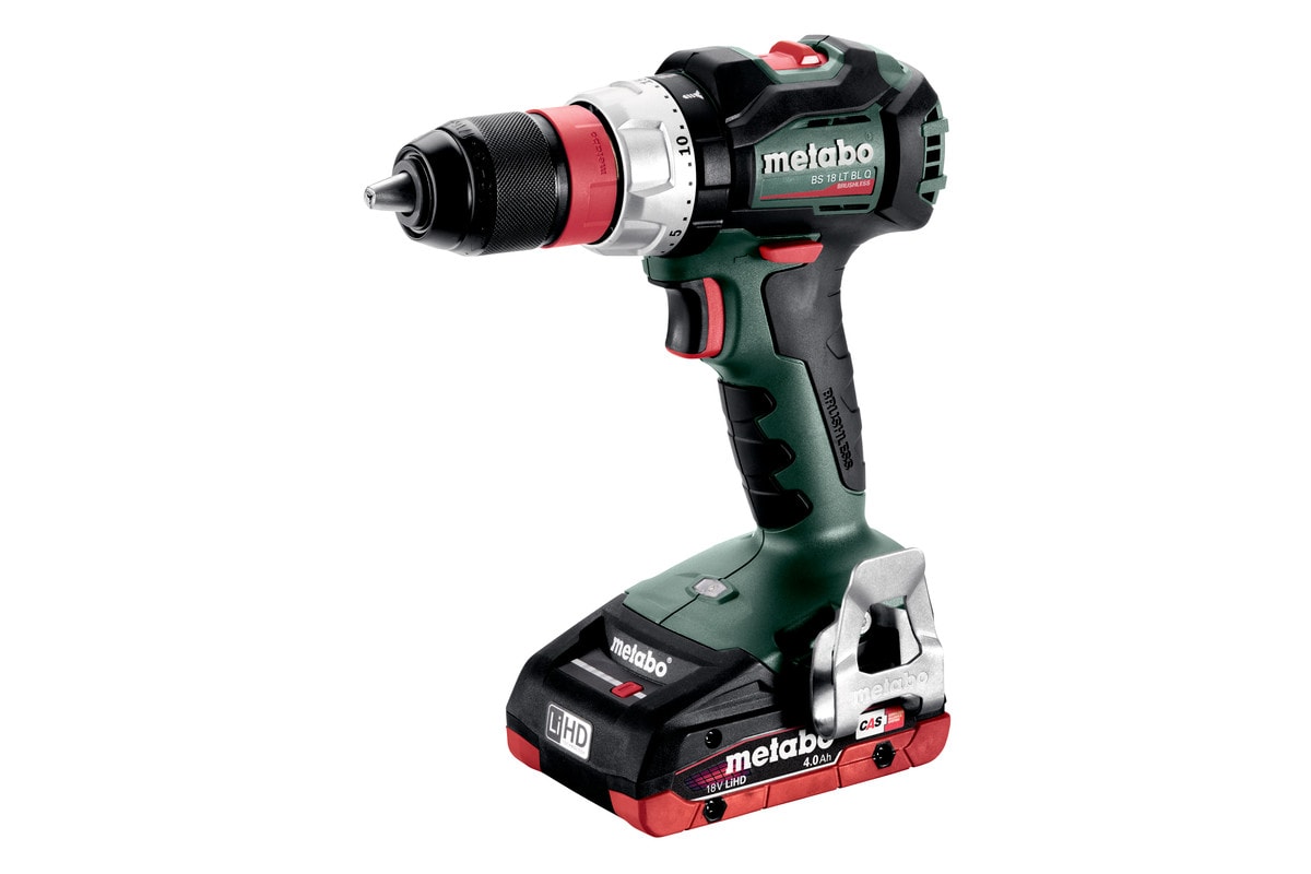 Metabo skruetrækker BS 18 LT BL Q 2x4Ah batterier og lader