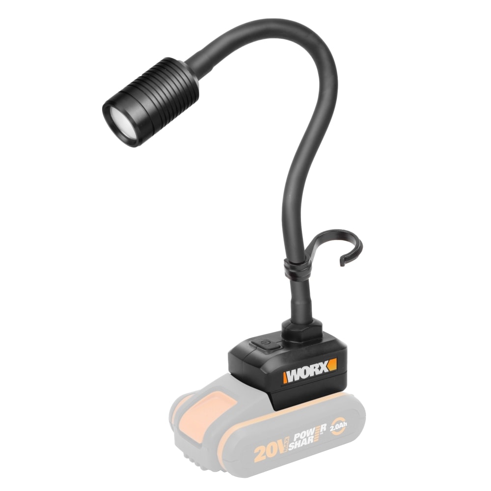 Worx WX028.9 fleksibel LED lampe 20V uden batteri og lader
