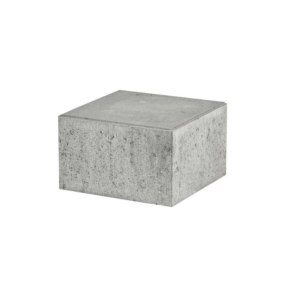 IBF Trappetrin 30 x 30 x 18 cm med lige forkant i grå