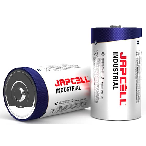 Japcell Industrial batterier D / LR20 10 stk.