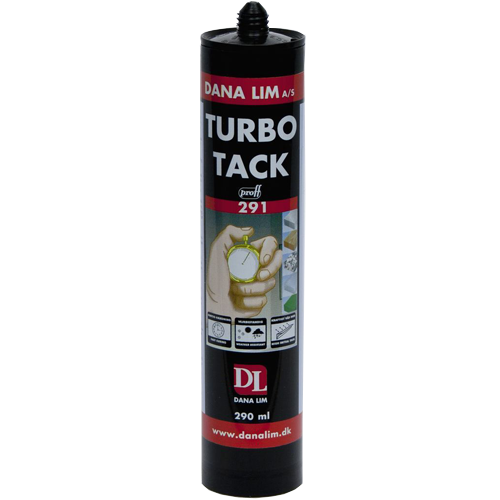 Dana Turbo-tack 291 med 290 ml i hvid