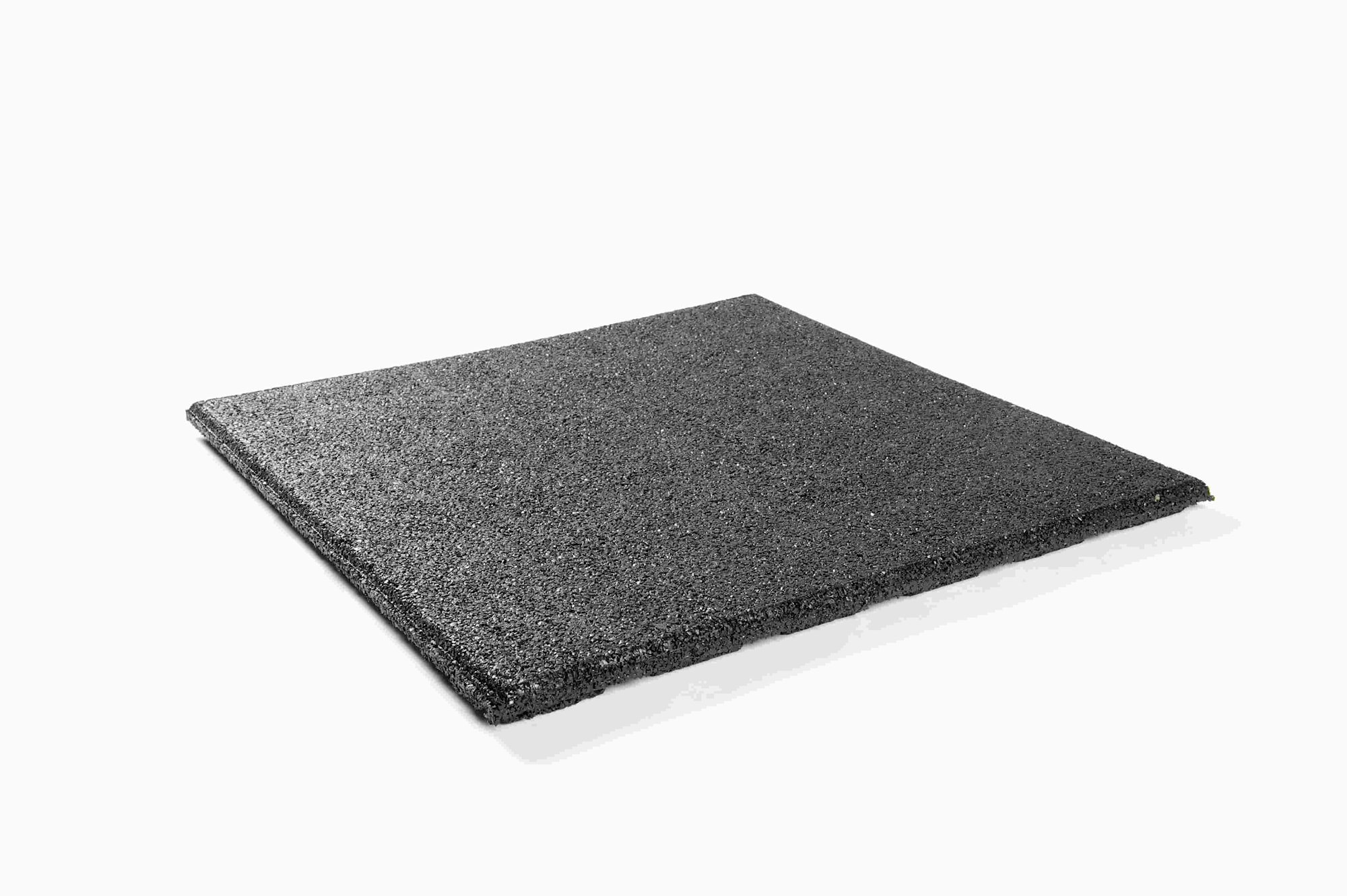 Gummiflise sort 400 x 400 x 25 mm