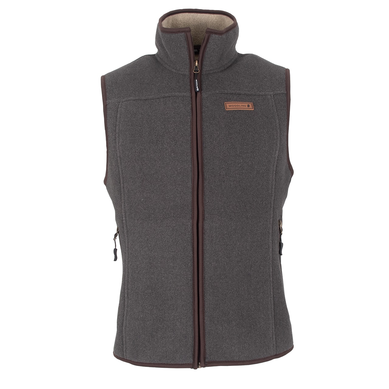 Woodline Fleecevest Bolmen Grå Herre str 3XL