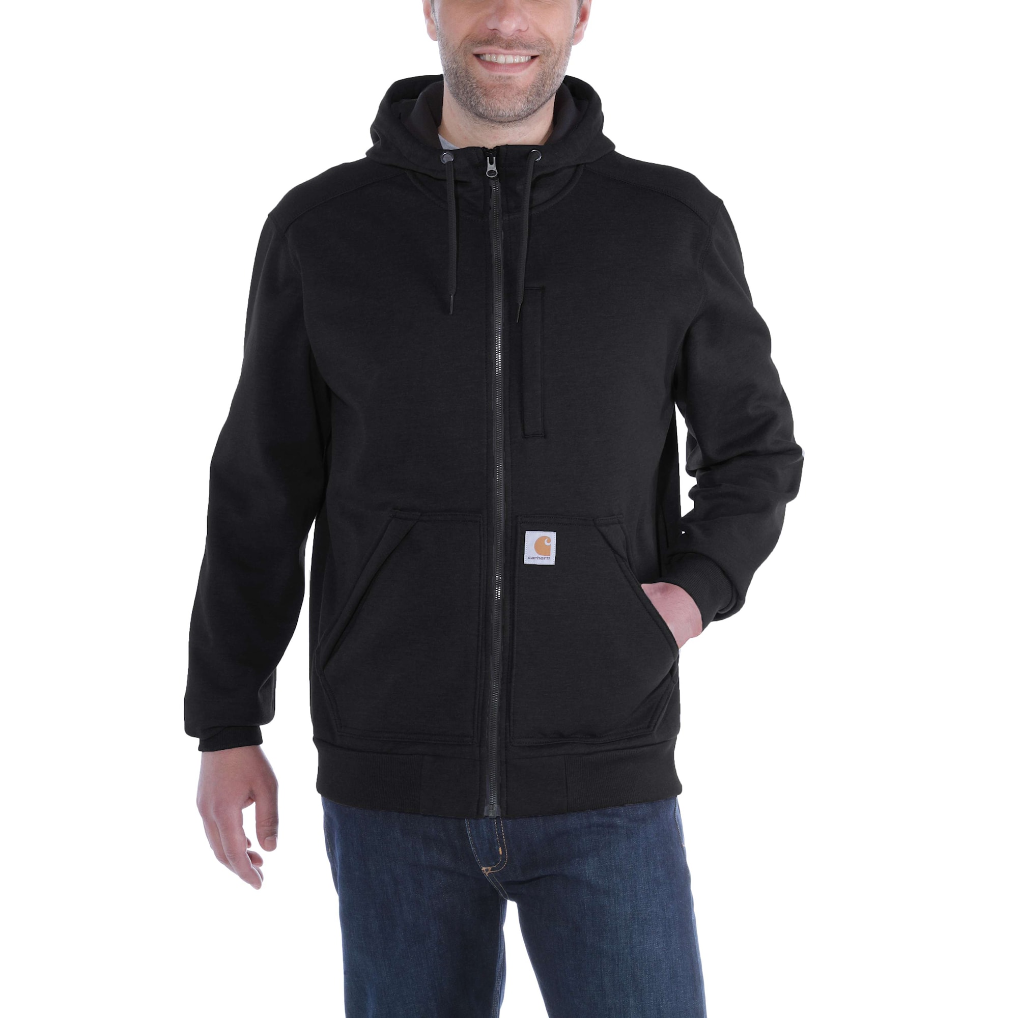 Carhartt Wind Fighter Zip Hoodie Men Black XXL