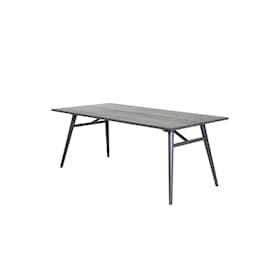 Venture Design Sleek spisebord i sort 195 / 285 x 95 cm