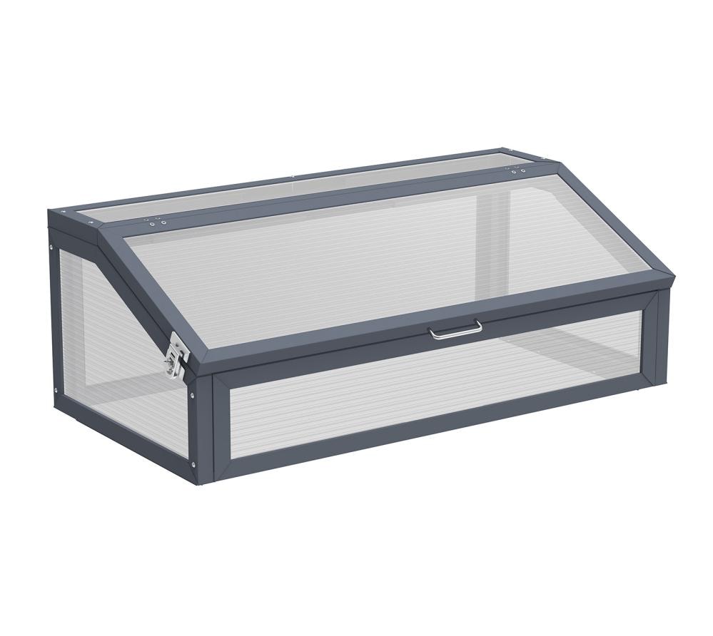 Westmann Tega forspiringslåg/drivhusoverdel 8 mm polycarbonat 100 x 50 x 36 cm