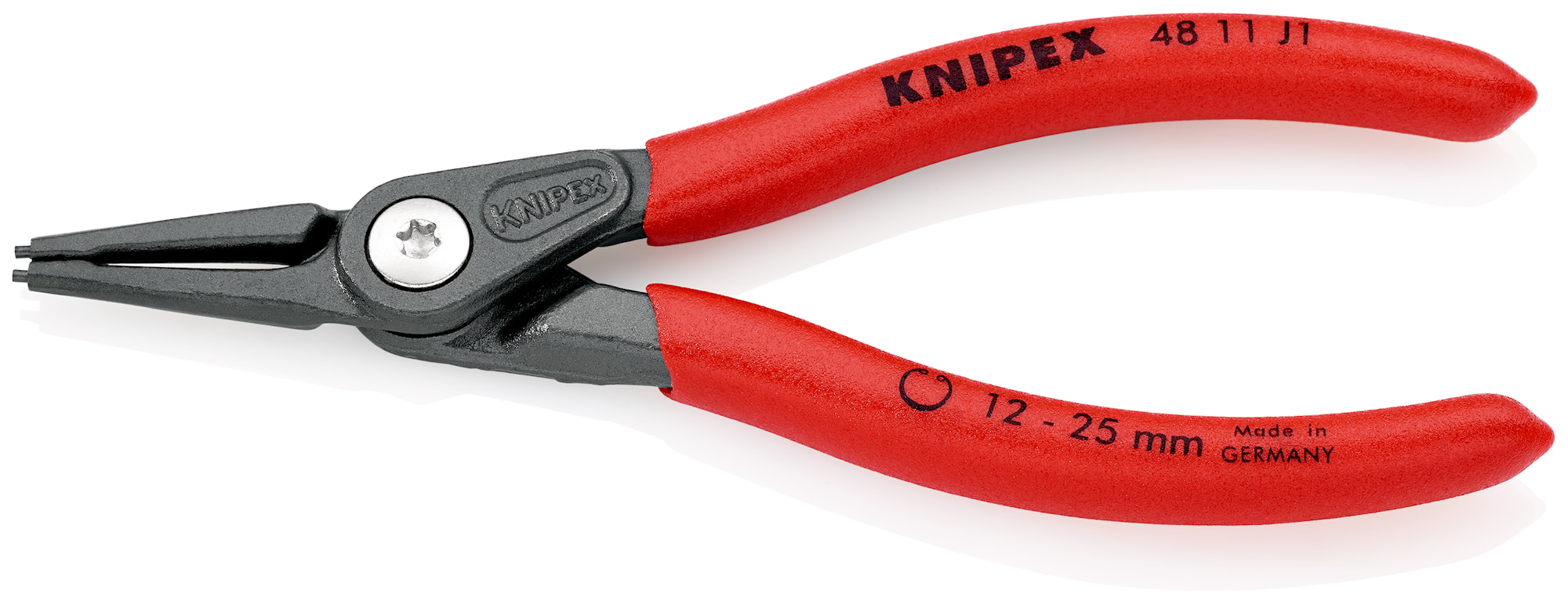 Knipex præcisions-låseringstang til indvendige ringe grå atramenteret 140 mm