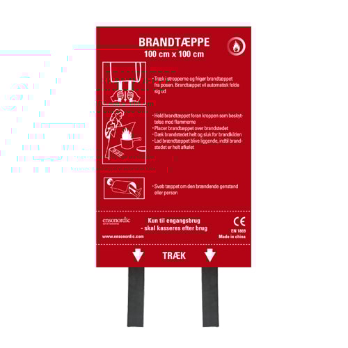 Brandtæppe 100 x 100 cm