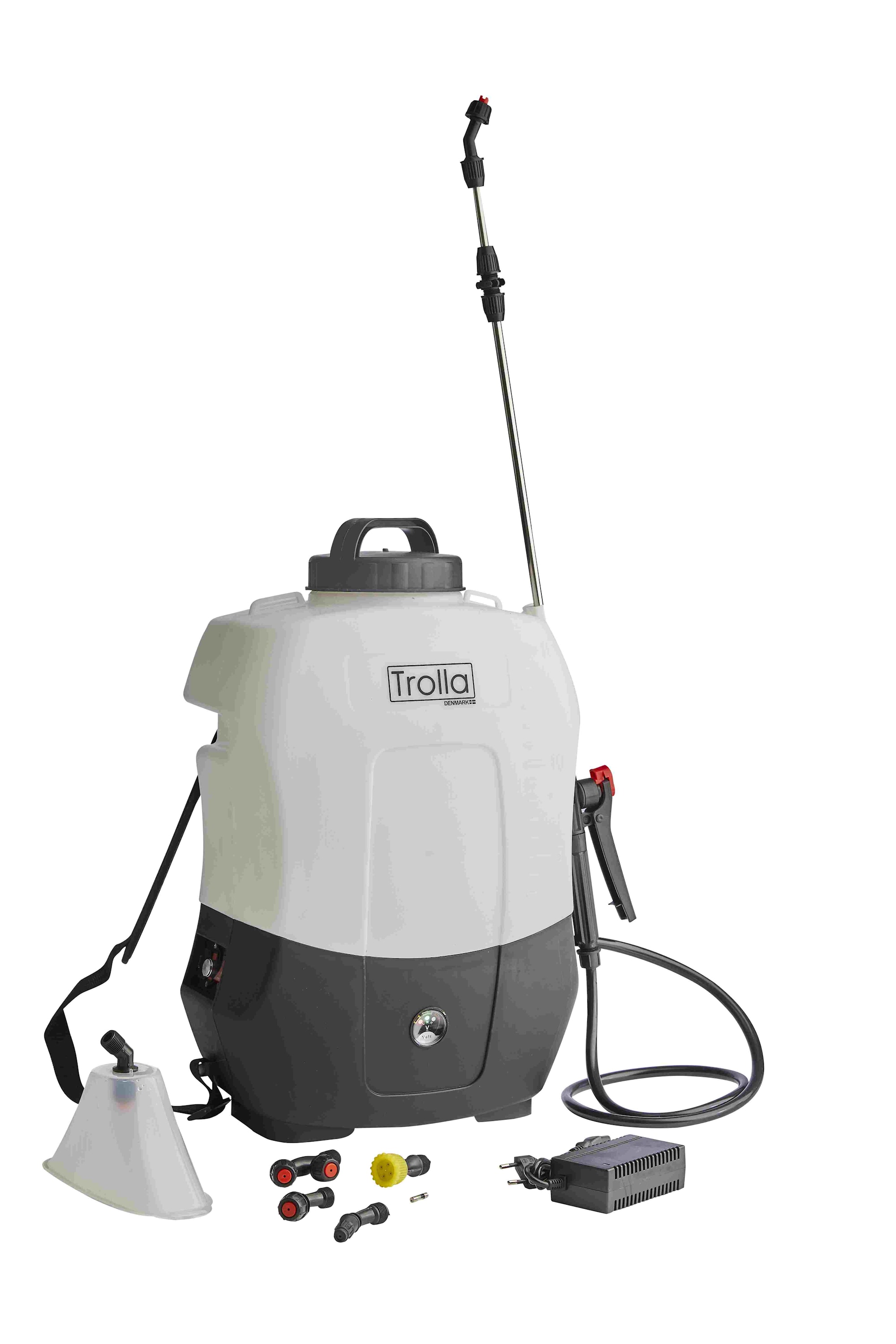 Trolla el-rygsprøjte med lithium batteri 16L - Havesprøjter, Vandingsartikler