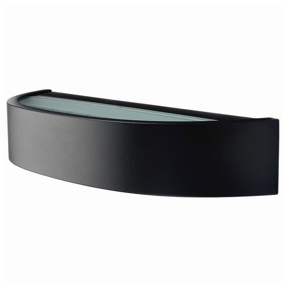 SG Curve LED væglampe i mat sort 10W 2700K IP65