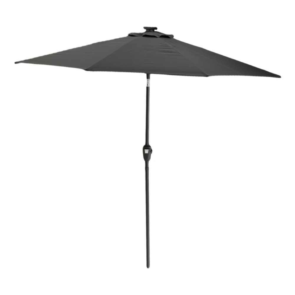Venture Design Sabal parasol i grå med LED lys 270 cm