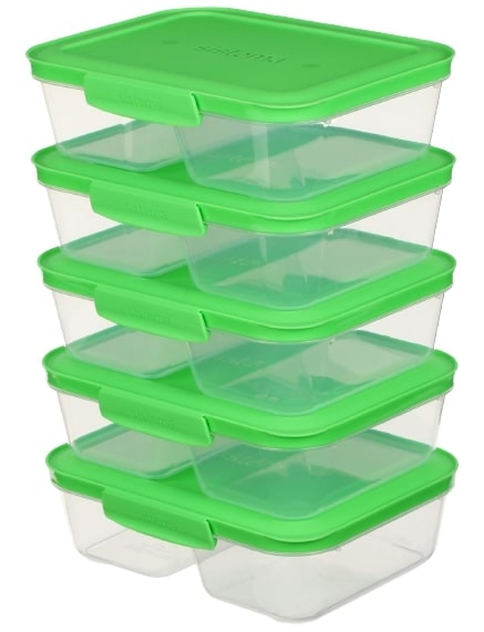 Sistema Nest It Meal Prep opbevaringsbøtte 870 ml 5 stk.