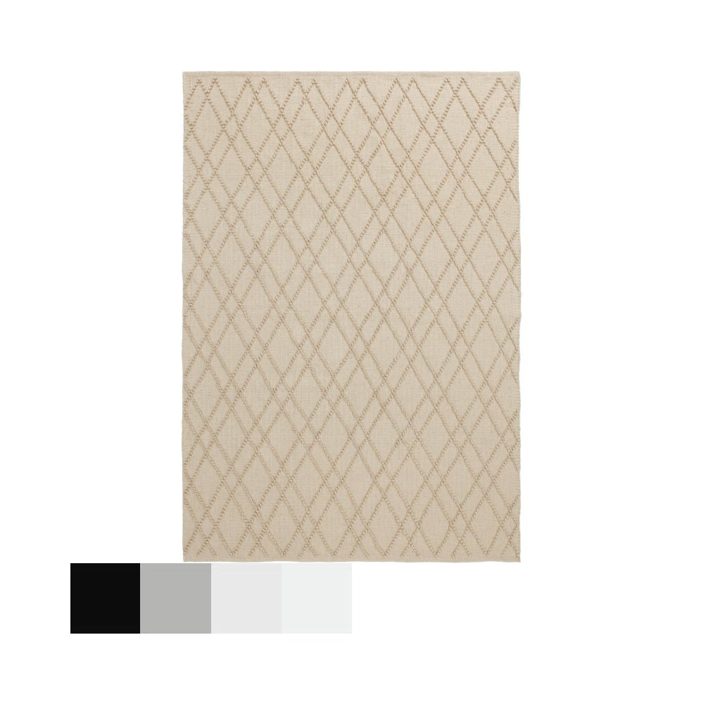 Svanefors Alma gulvtæppe i isblå 200 x 300 cm