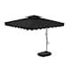 4Living Square parasol i sort 250 x 250 cm