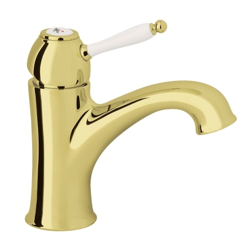 Damixa Tradition håndvaskarmatur i messing med 1 greb uden bundventil