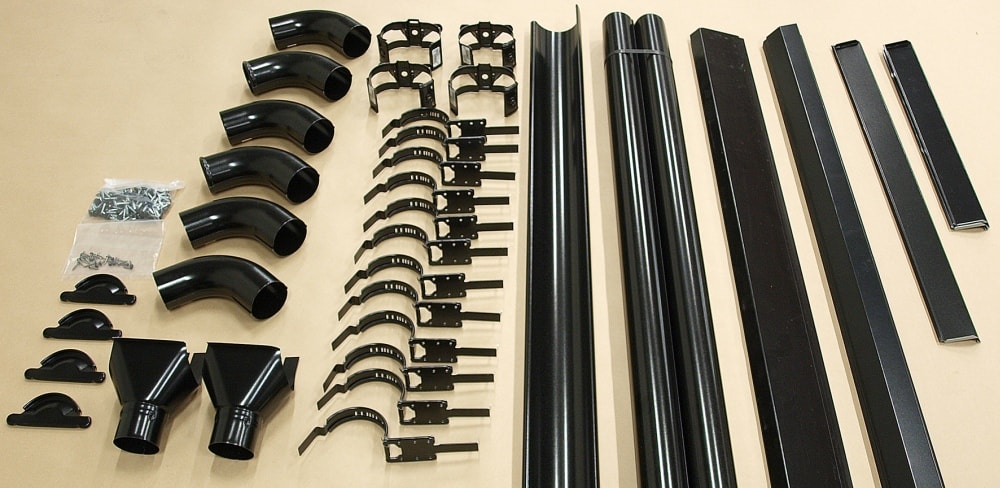 Vibostugan plade- og afløbssæt i sort til Vibo Njuta 25