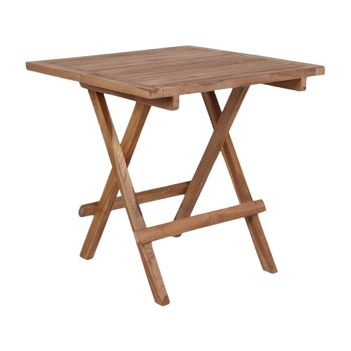 House Nordic Bilbao sofabord i teak 50 x 50 x 50 cm