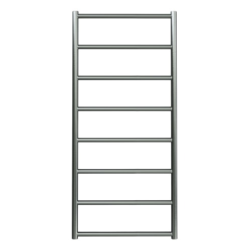 Kriss Polaris håndklædetørrer i børstet stål 1122 x 503 mm. Centermål 468 mm