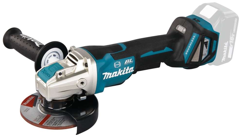 Makita Vinkelsliber LXT® 18V, 125 mm, 3 000 – 8 500 min⁻¹