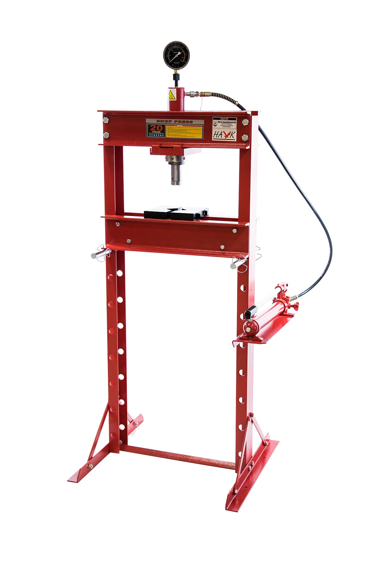 Hawk Værkstedspresse Hydraulisk 20 ton