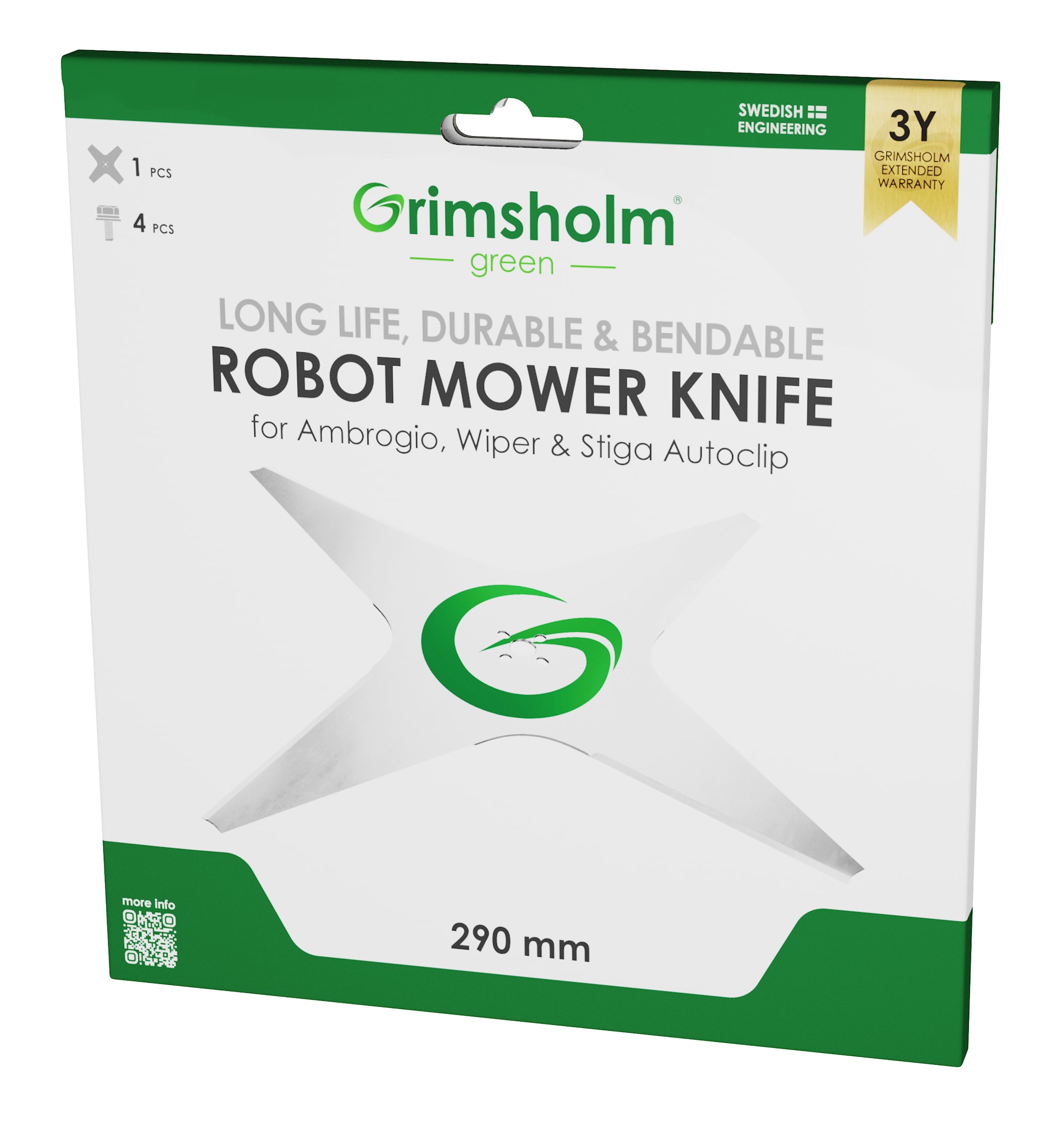 Kniv til Stiga Autoclip, 29 cm