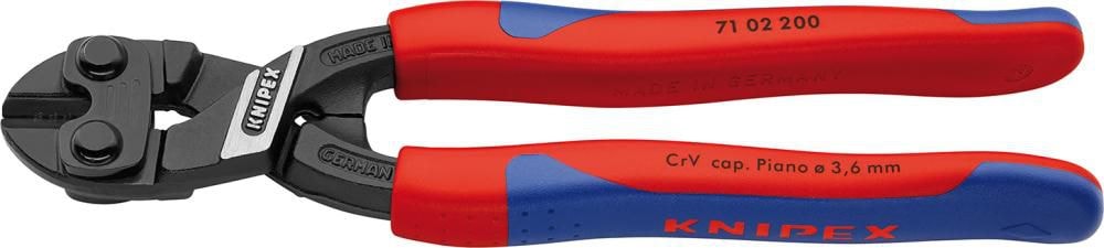 Knipex CoBolt boltsaks kompakt med flerkomponent greb sort atramenteret 200 mm