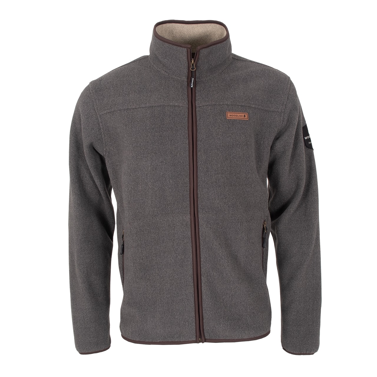Woodline Fleecetrøje Bolmen Grå Herre str XL