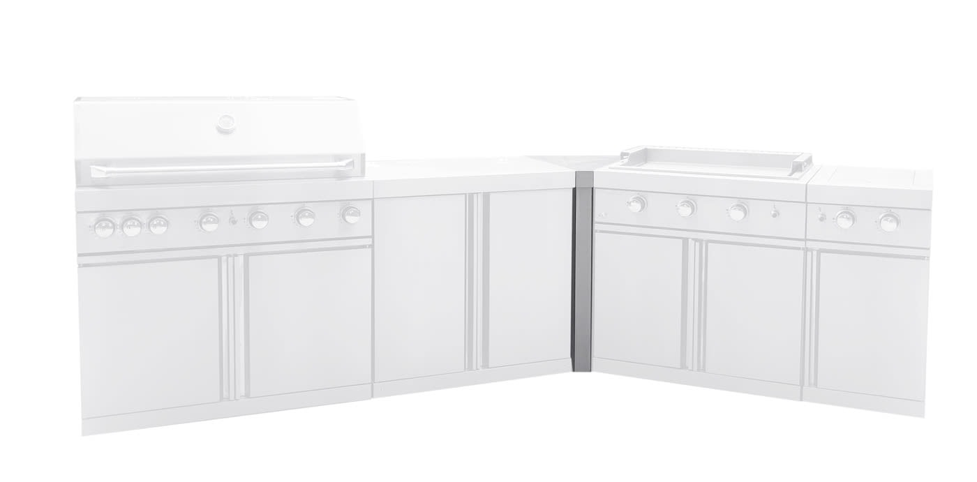 Myoutdoorkitchen Stainless Collection hjørnemodul 45 grader