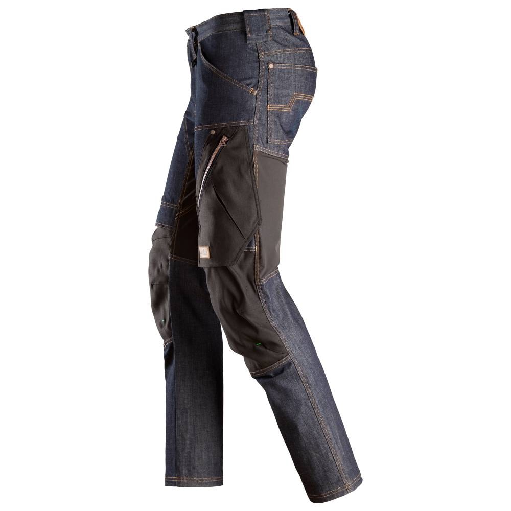 Snickers 6956 FlexiWork denim buks+ denim/sort