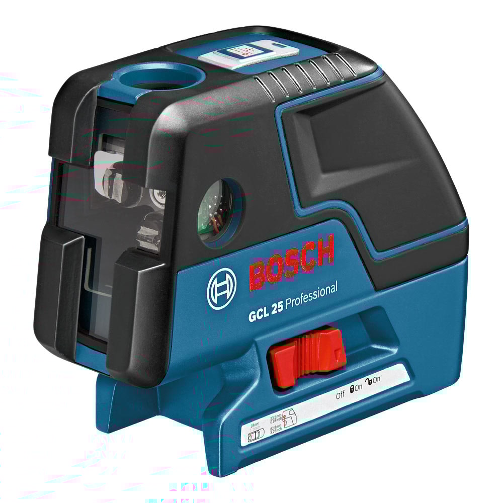 Bosch kombilaser GCL 25 profesional. Horisontal og vertikal nivell.