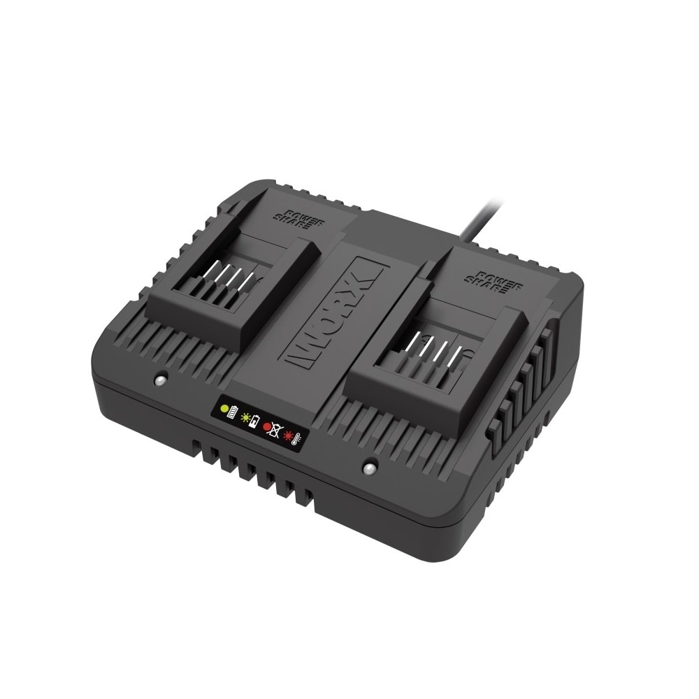 Worx WA3772 dobbelt opladerstation til 20V og 18V