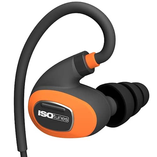 ISOtunes Pro v2 Orange trådløst støj-isolerende headset/høretelefoner EN352